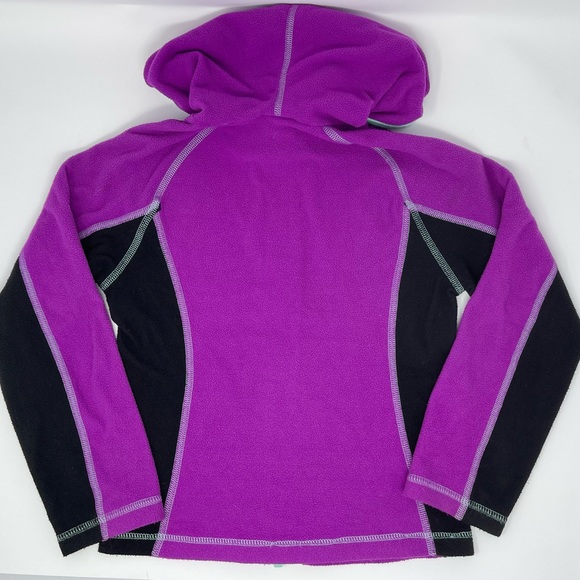 NORTH FACE: Light Fleece Jacket, Purple, Hooded. Size XXS (5) - Picture 2 of 7